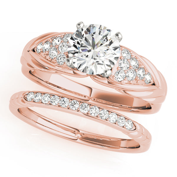 Engagement Rings Cluster Sides - TN50654-E