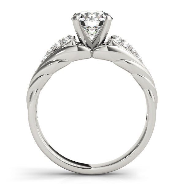 Engagement Rings Cluster Sides - TN50654-E