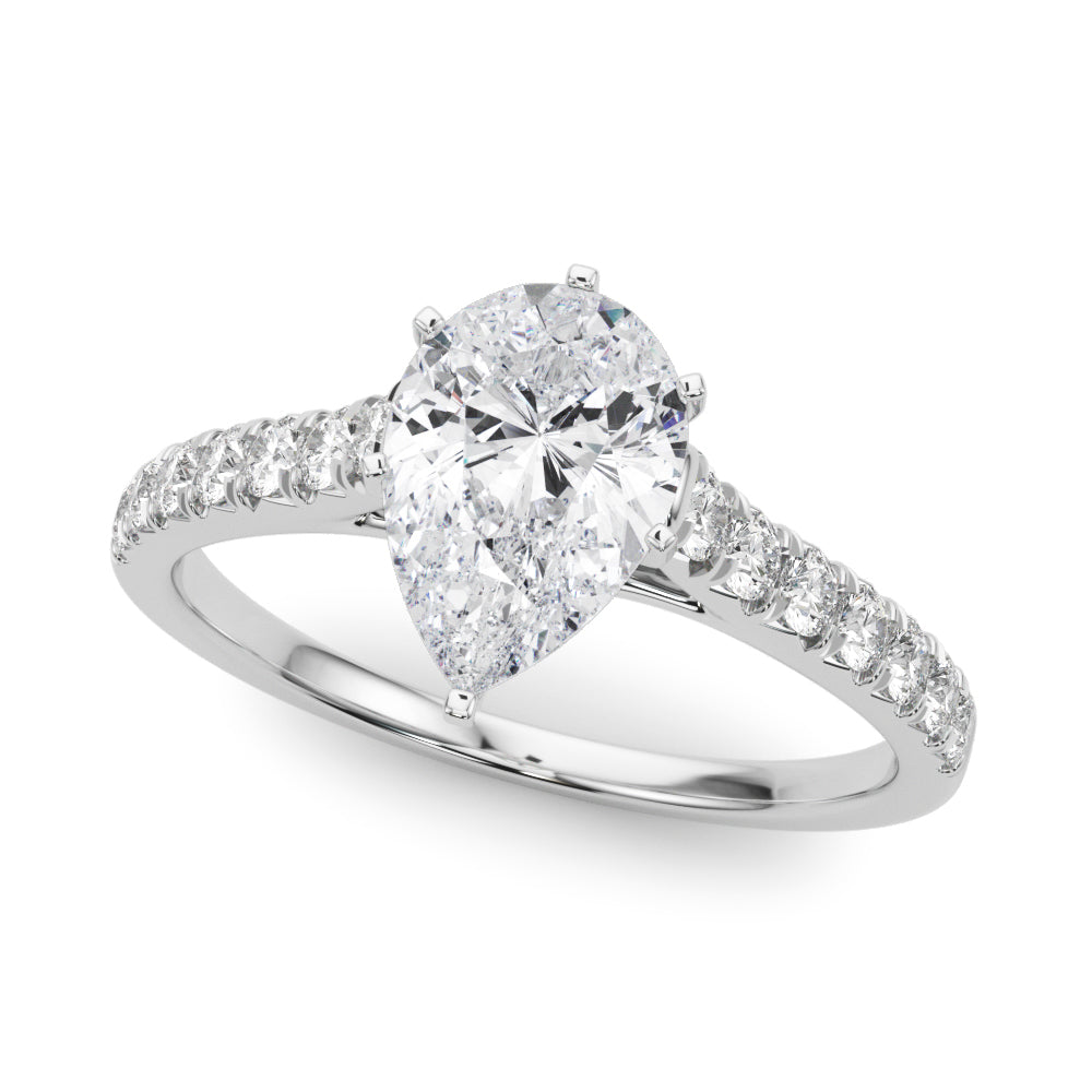 Engagement Rings Single Row Prong Set - TN50655-E