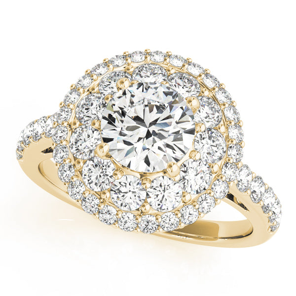 Engagement Rings Halo Round - TN50661-E