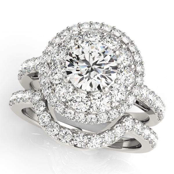 Engagement Rings Halo Round - TN50661-E