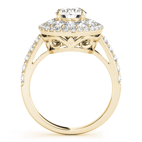 Engagement Rings Halo Round - TN50661-E