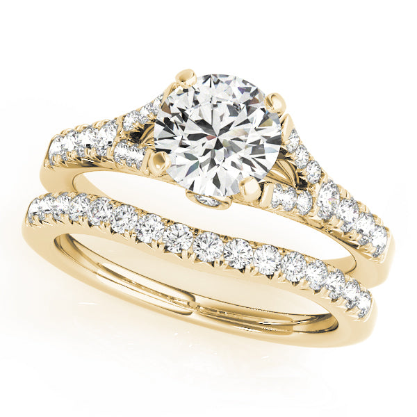 Engagement Rings Single Row Prong Set - TN50668-E