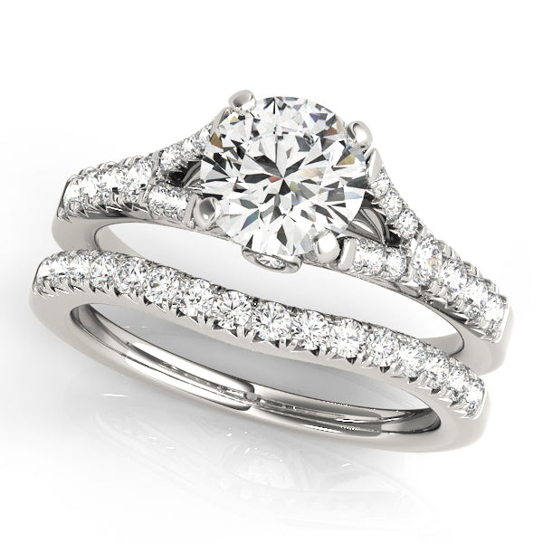Engagement Rings Single Row Prong Set - TN50668-E
