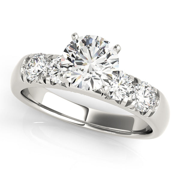 Engagement Rings Single Row Prong Set - TN50770-E