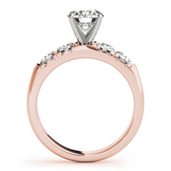 Engagement Rings Single Row Prong Set - TN50770-E