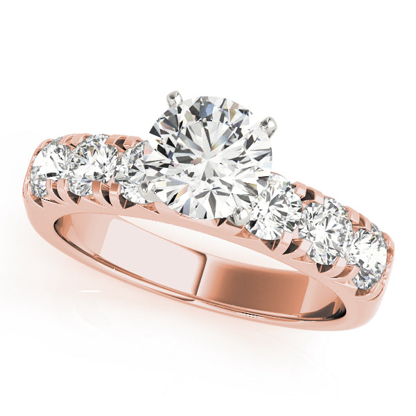 Engagement Rings Single Row Prong Set - TN50771-E