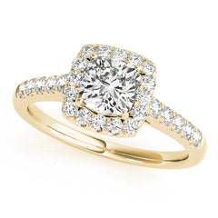 Engagement Rings Halo Square & Cushion - TN50778-E