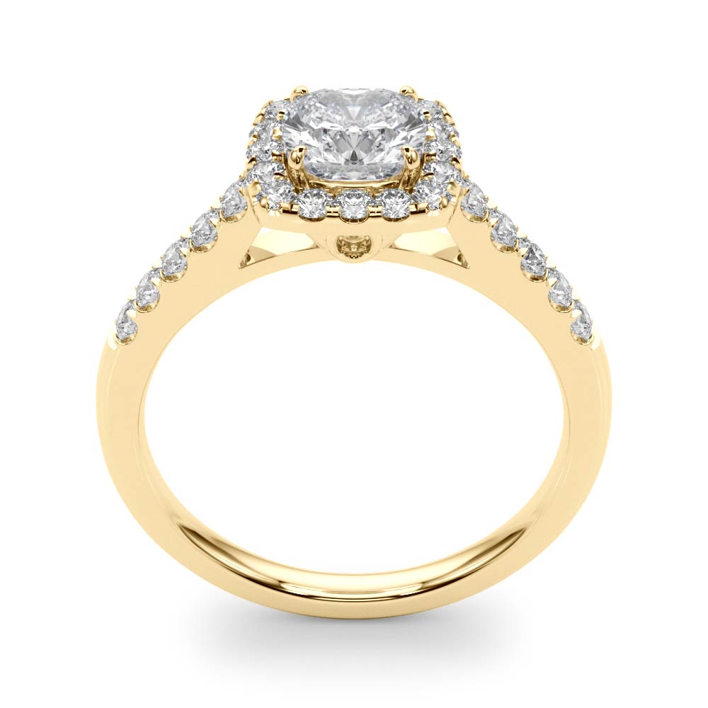 Engagement Rings Halo Square & Cushion - TN50778-E