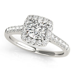 Engagement Rings Halo Square & Cushion - TN50778-E