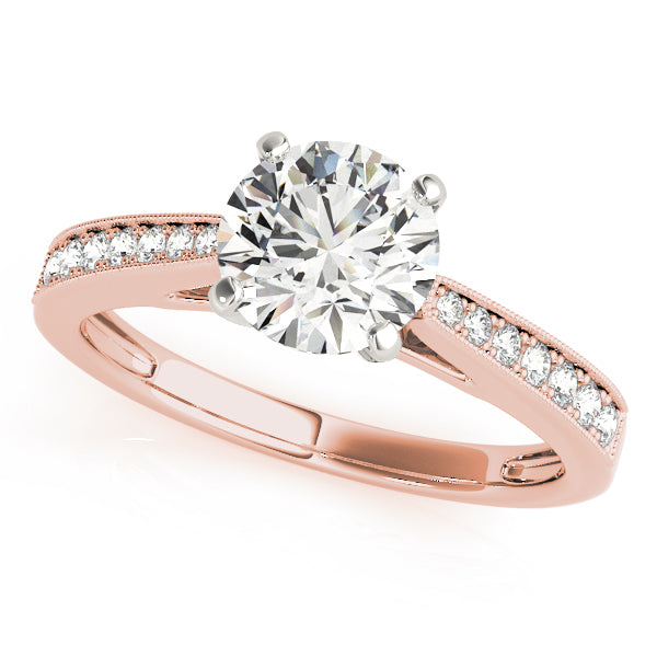 Engagement Rings Single Row Prong Set - TN50779-E