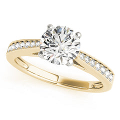 Engagement Rings Single Row Prong Set - TN50779-E