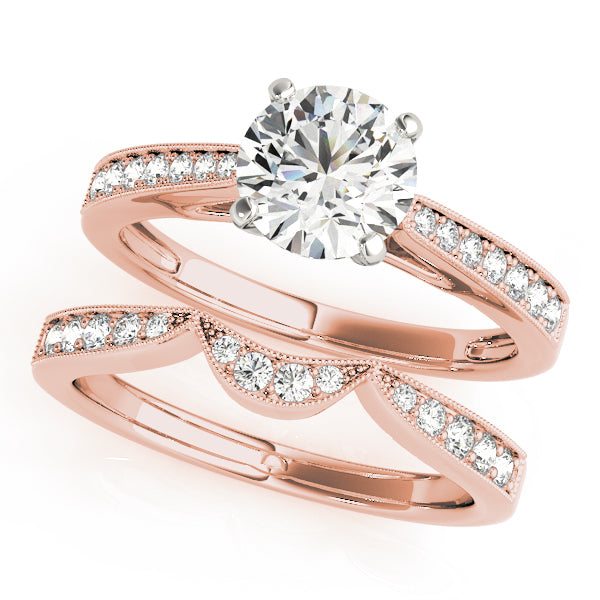 Engagement Rings Single Row Prong Set - TN50779-E