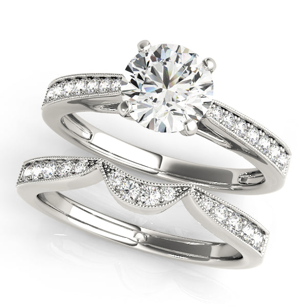 Engagement Rings Single Row Prong Set - TN50779-E
