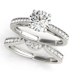 Engagement Rings Single Row Prong Set - TN50779-E