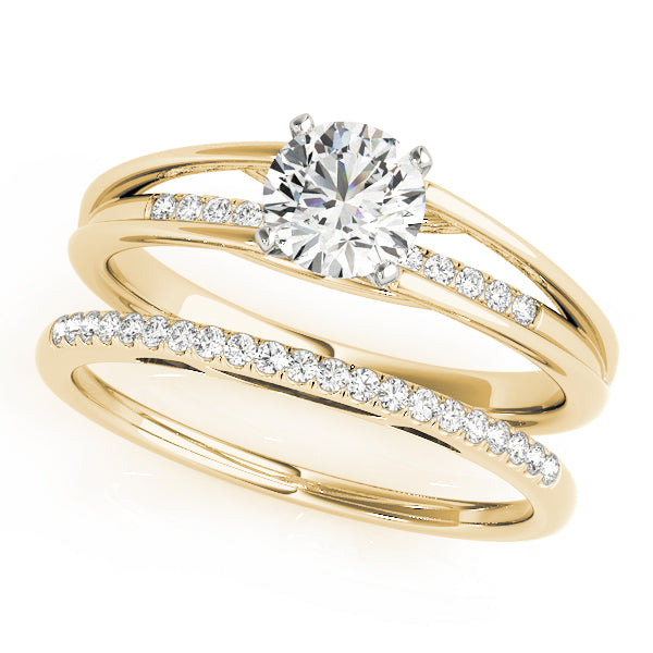 Engagement Rings Single Row Prong Set - TN50788-E