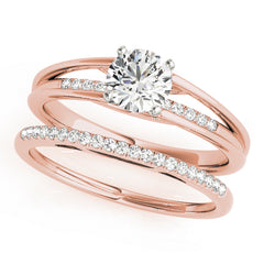 Engagement Rings Single Row Prong Set - TN50788-E