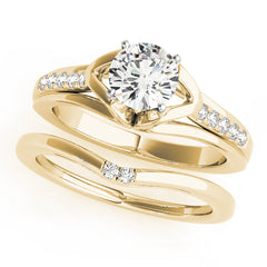 Engagement Rings Single Row Prong Set - TN50790-E