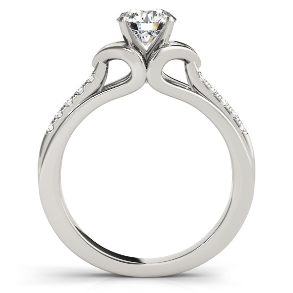 Engagement Rings Single Row Prong Set - TN50790-E