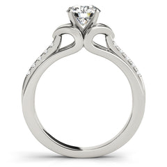 Engagement Rings Single Row Prong Set - TN50790-E