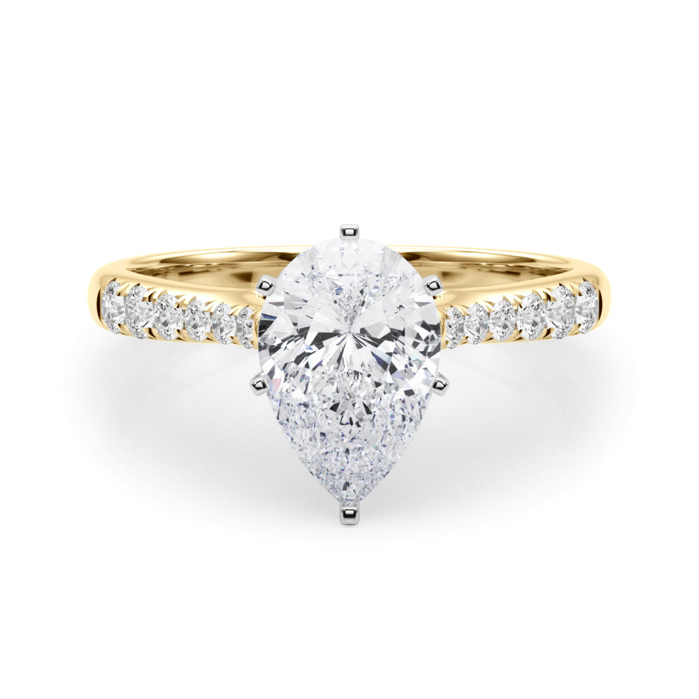 Engagement Rings Single Row Prong Set - TN50791-E