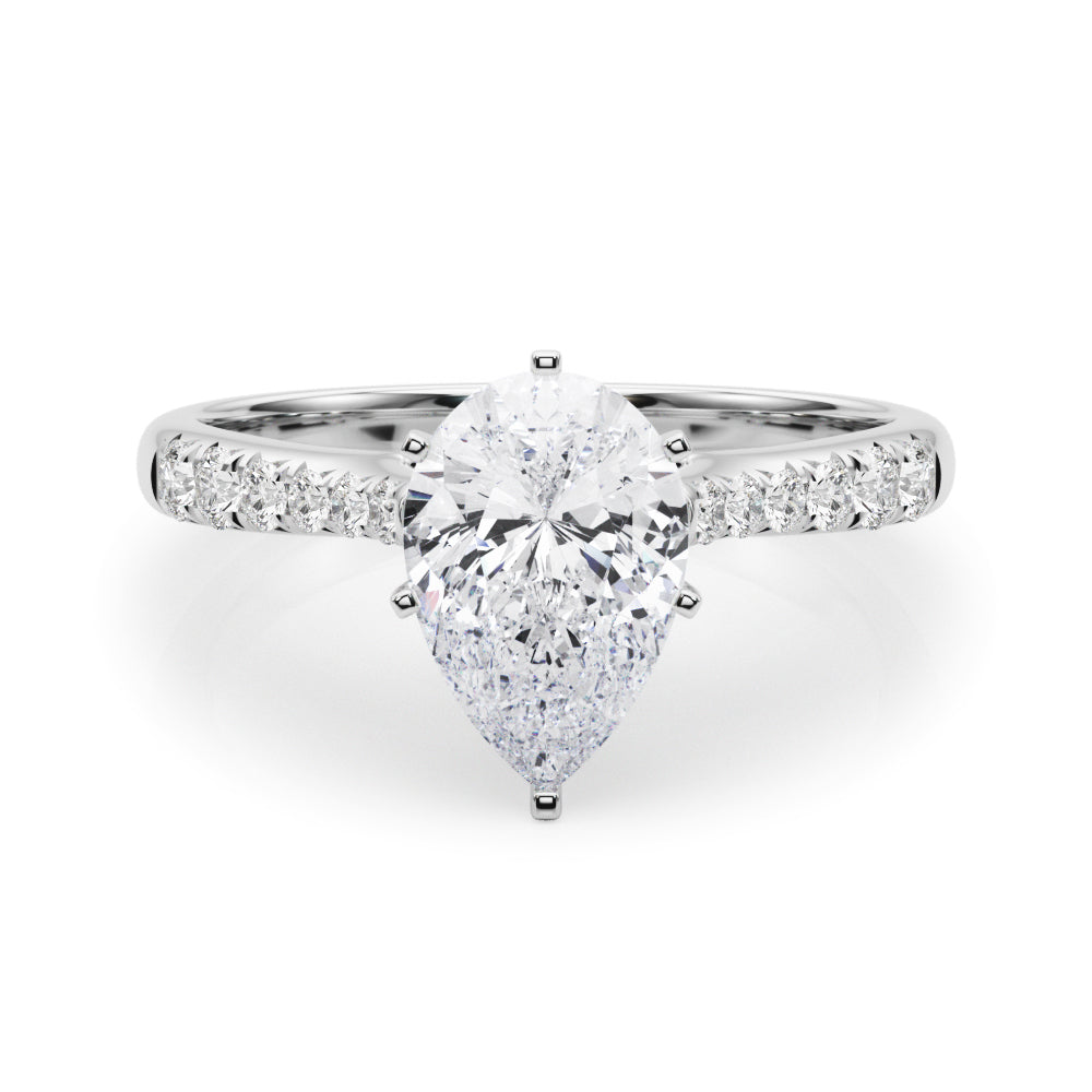 Engagement Rings Single Row Prong Set - TN50791-E