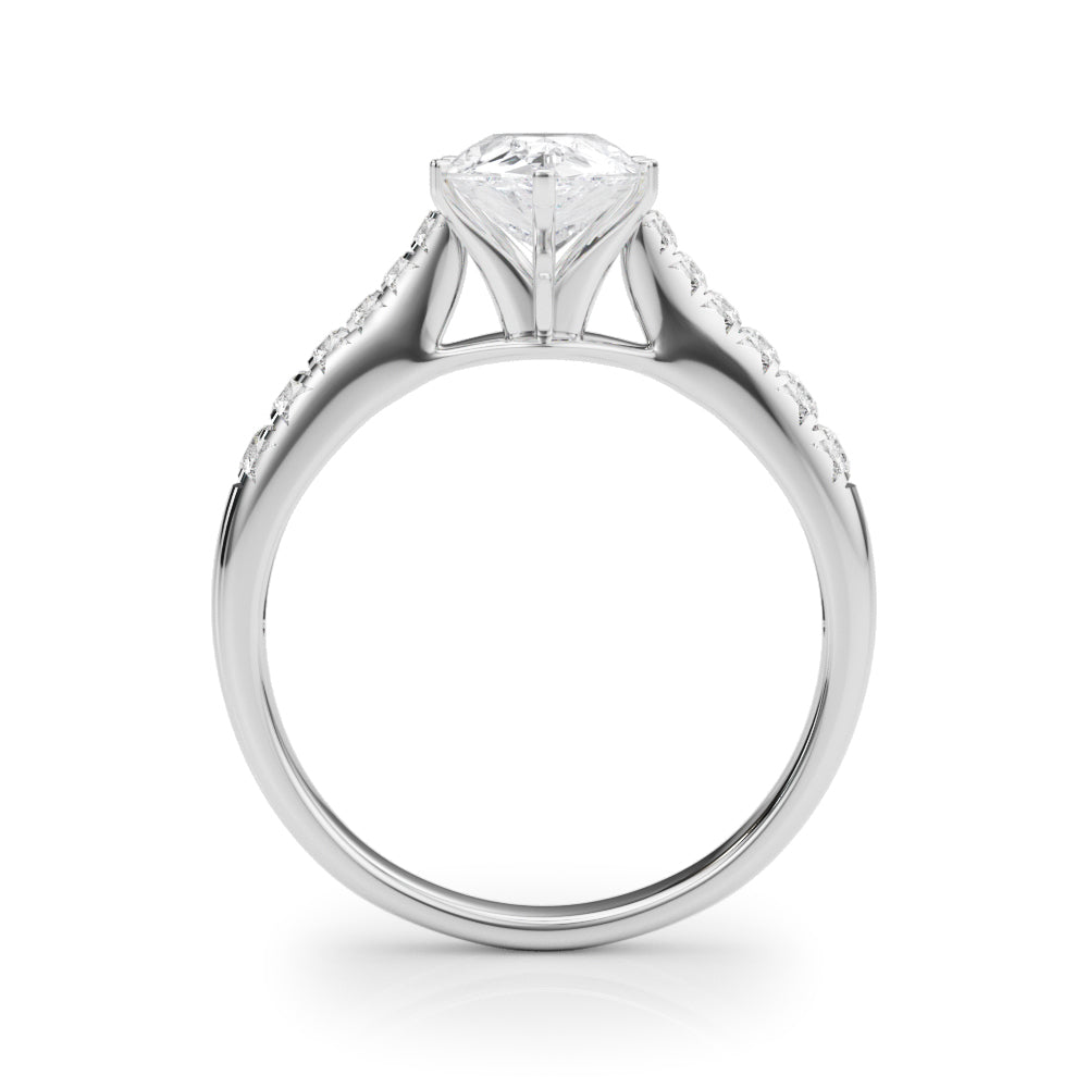 Engagement Rings Single Row Prong Set - TN50791-E