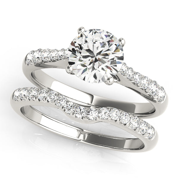 Engagement Rings Single Row Prong Set - TN50791-E