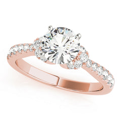 Engagement Rings Single Row Prong Set - TN50792-E
