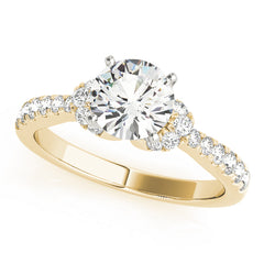 Engagement Rings Single Row Prong Set - TN50792-E