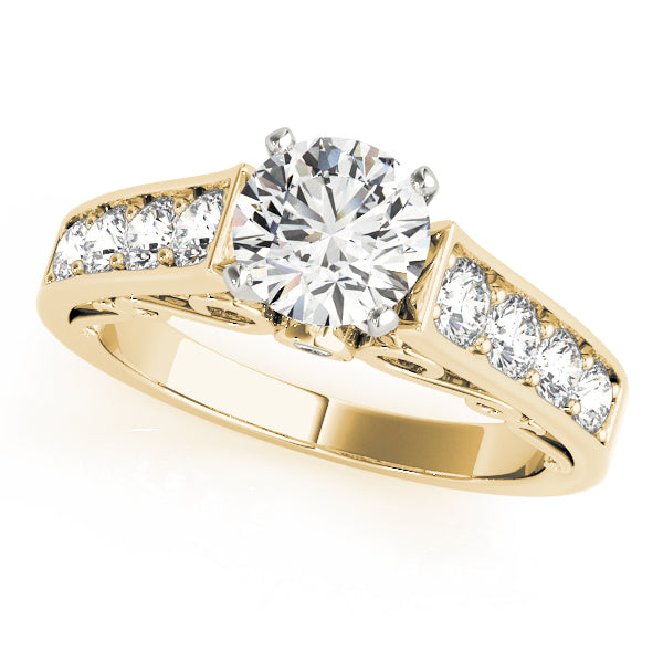 Engagement Rings Single Row Prong Set - TN50798-E