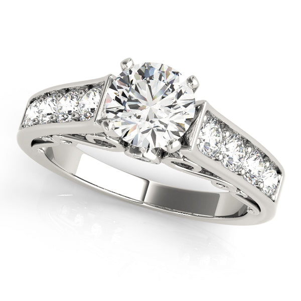 Engagement Rings Single Row Prong Set - TN50798-E