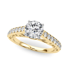 Engagement Rings Single Row Prong Set - TN50810-E