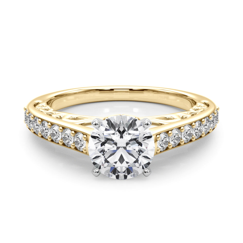 Engagement Rings Single Row Prong Set - TN50810-E