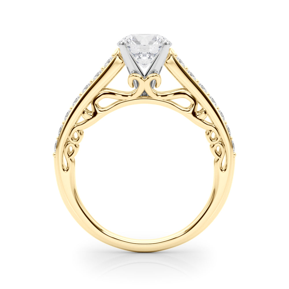 Engagement Rings Single Row Prong Set - TN50810-E