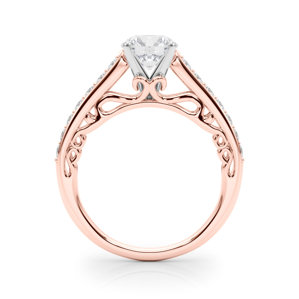 Engagement Rings Single Row Prong Set - TN50810-E