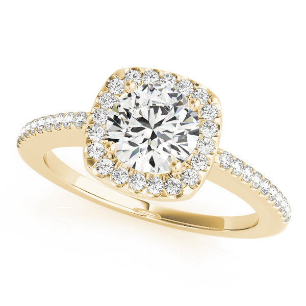 Engagement Rings Halo Round - TN50815-E