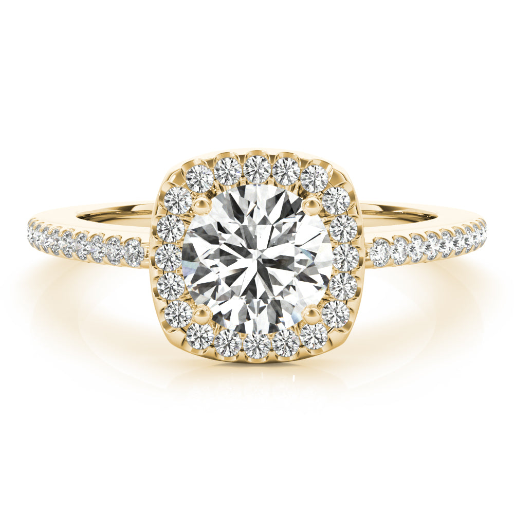 Engagement Rings Halo Round - TN50815-E