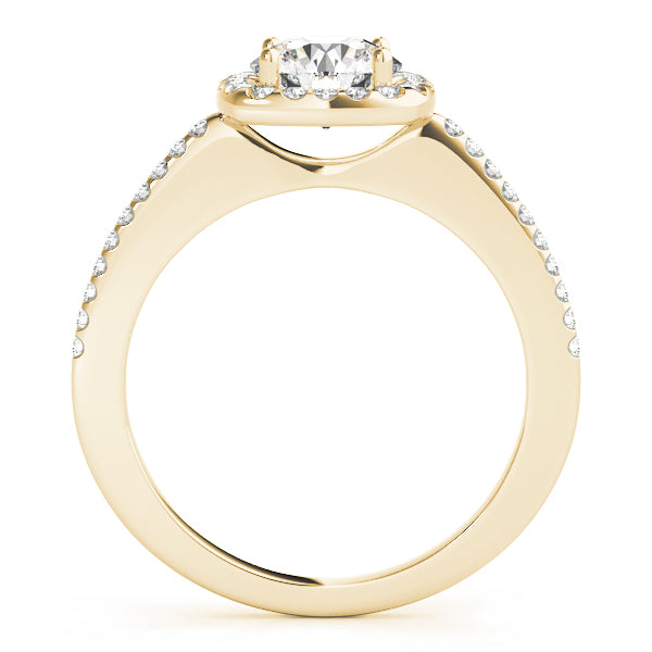 Engagement Rings Halo Round - TN50815-E