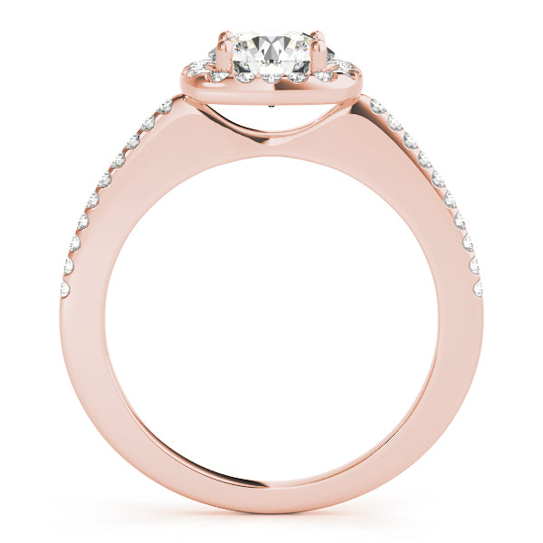 Engagement Rings Halo Round - TN50815-E