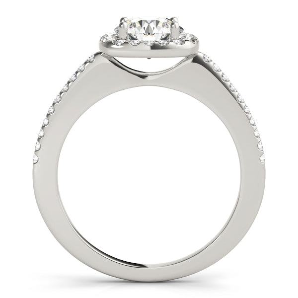 Engagement Rings Halo Round - TN50815-E