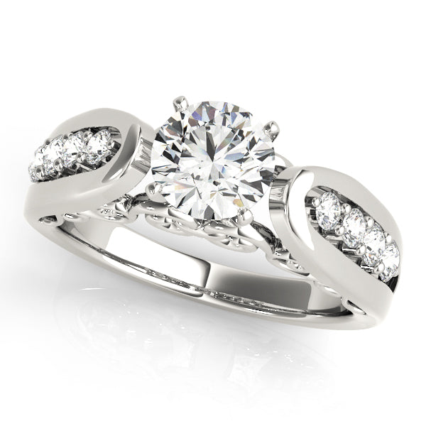 Engagement Rings Single Row Prong Set - TN50821-E