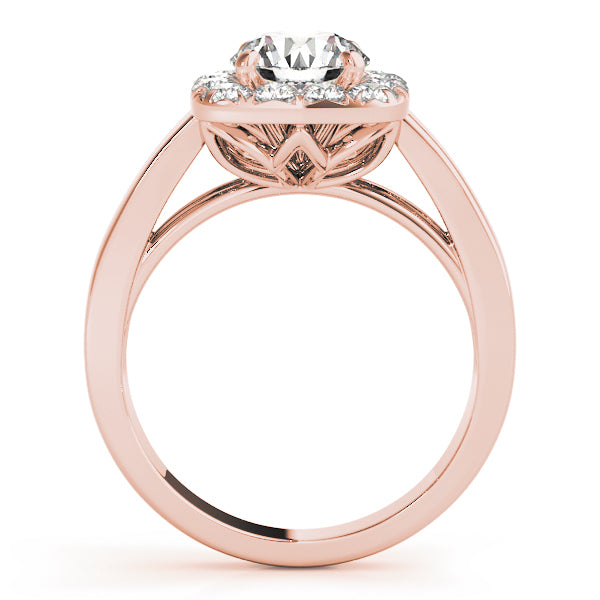 Engagement Rings Halo Round - TN50823-E