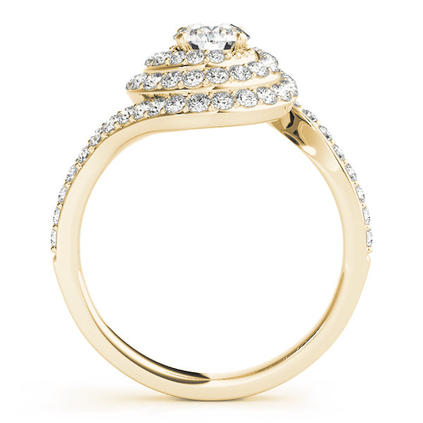 Engagement Rings Halo Round - TN50824-E