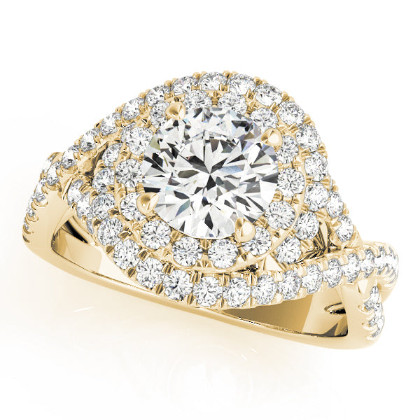 Engagement Rings Halo Round - TN50827-E