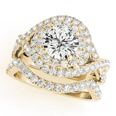 Engagement Rings Halo Round - TN50827-E