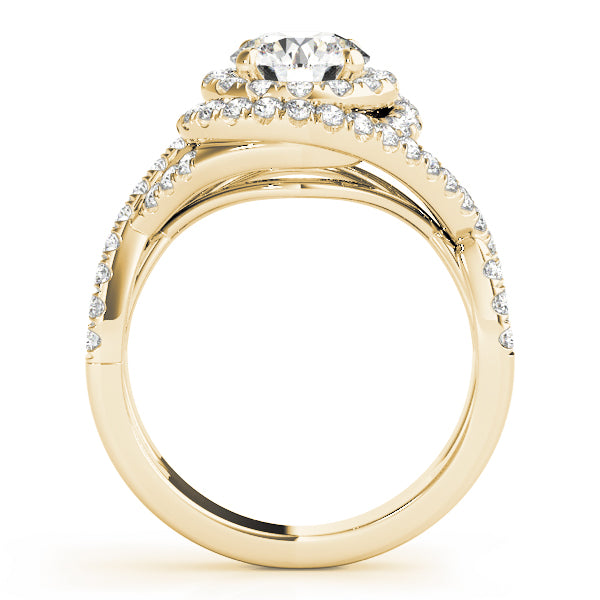 Engagement Rings Halo Round - TN50827-E