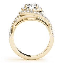 Engagement Rings Halo Round - TN50827-E