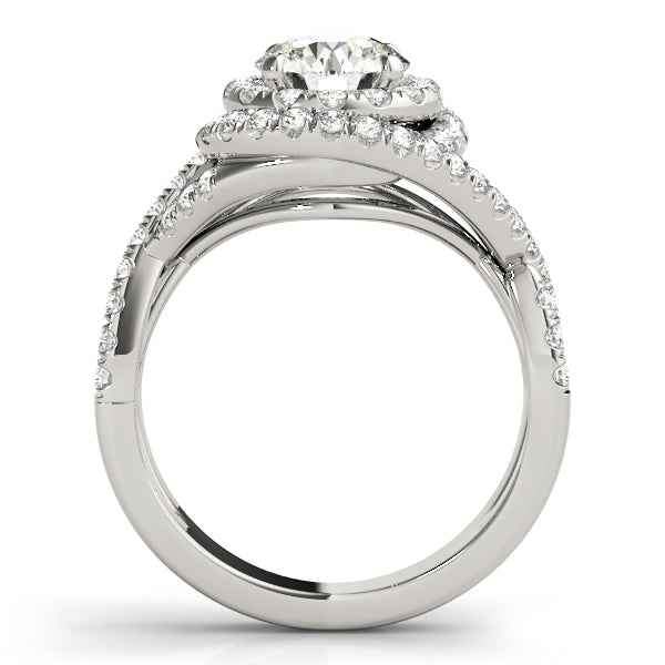 Engagement Rings Halo Round - TN50827-E