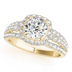 Engagement Rings Halo Round - TN50829-E